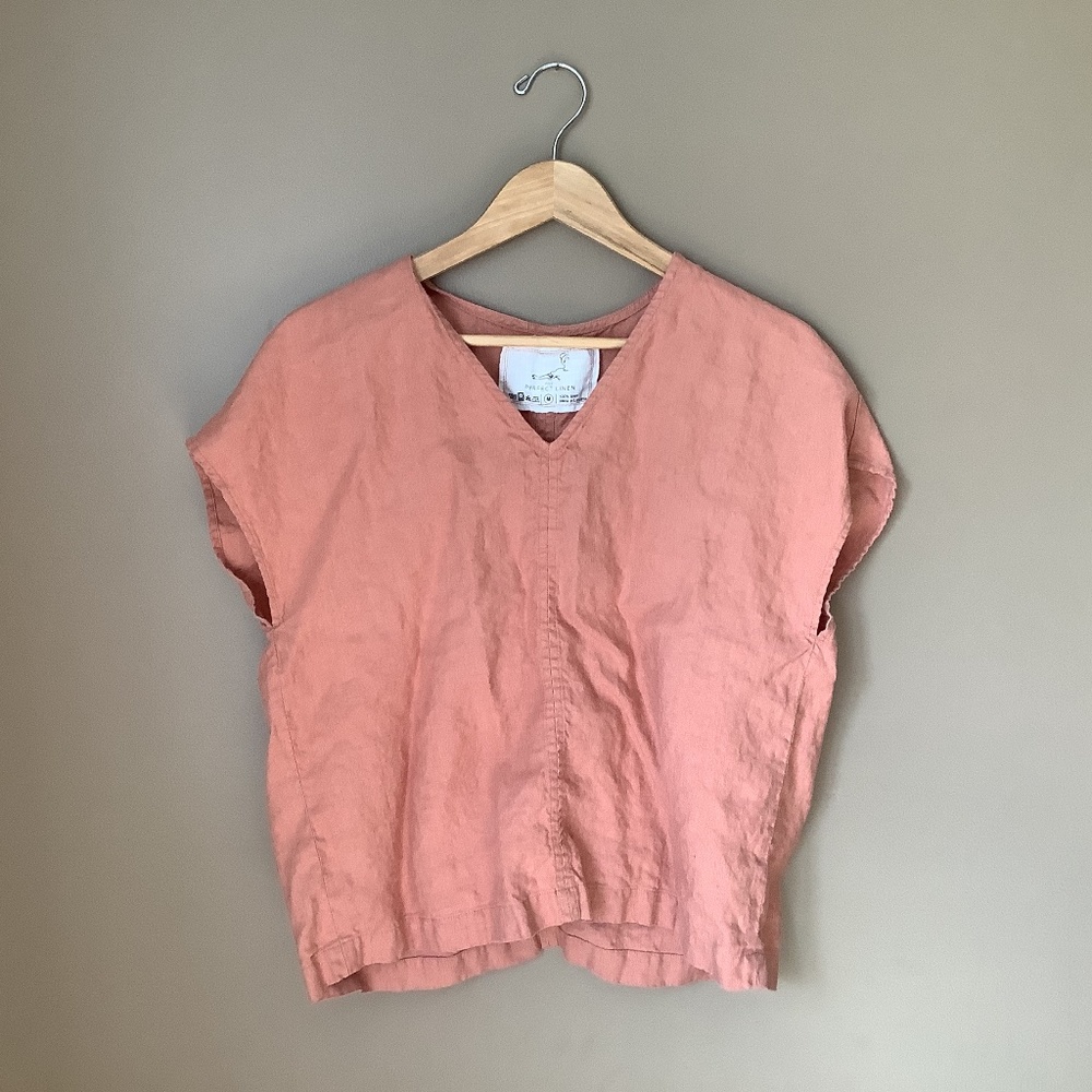 Notperfectlinen Canyon Clay Malta top Medium